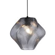 Gelato Rippled Glass Pendant Light 2 Sizes - Lighting.co.za