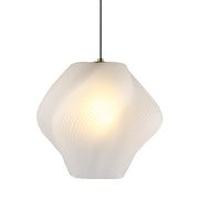 Gelato Rippled Glass Pendant Light 2 Sizes - Lighting.co.za