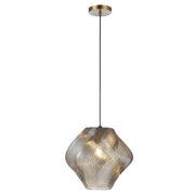 Gelato Rippled Glass Pendant Light 2 Sizes - Lighting.co.za