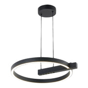 Q Black | Gold Open Ring LED Pendant Light - Lighting.co.za
