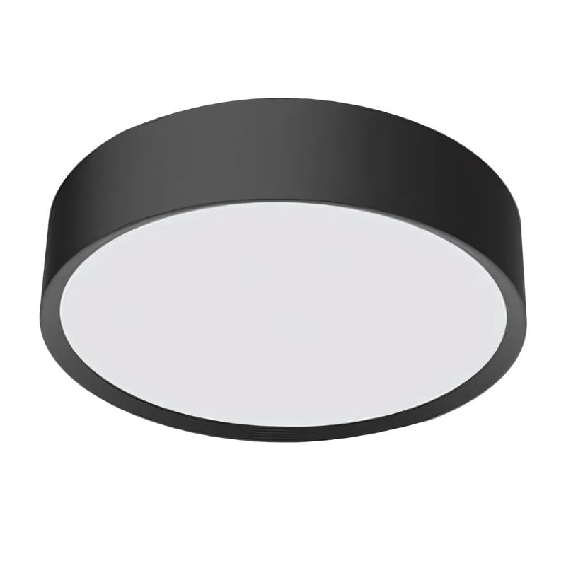 Only Black 18W CCT LED Round Outdoor Ceiling Or Wall Light - Lighting.co.za