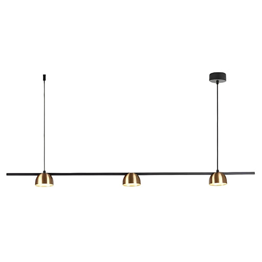 Dallas 1000 Black | Gold | White Linear LED Pendant Light - Lighting.co.za