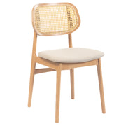 Danish Black | Natural Rattan Dining Chair - Lighting.co.za