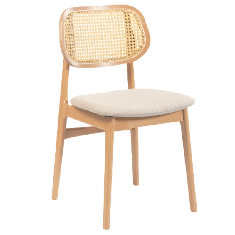 Danish Black | Natural Rattan Dining Chair - Lighting.co.za