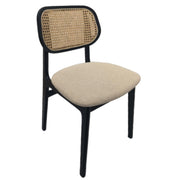 Danish Black | Natural Rattan Dining Chair - Lighting.co.za