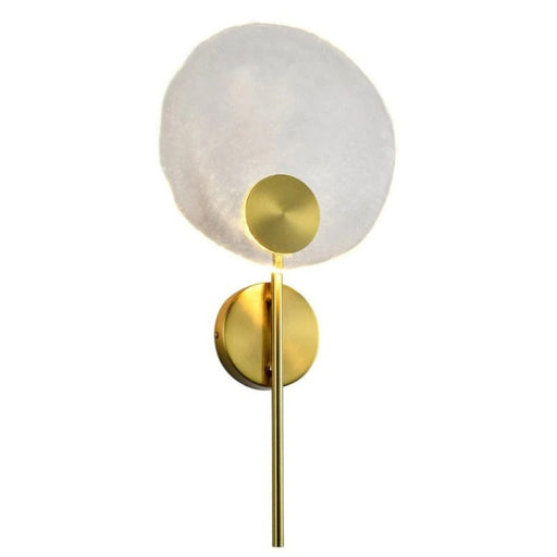 Aquila Round LED Glass and Gold Wall Light - Lighting.co.za