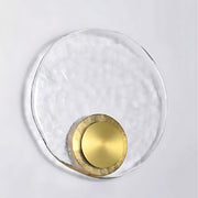 Ara Sculptural Glass and Gold LED Wall Light - Lighting.co.za