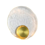 Ara Sculptural Glass and Gold LED Wall Light - Lighting.co.za