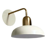 Pluto Ivory or Black and Gold Wall Light - Lighting.co.za