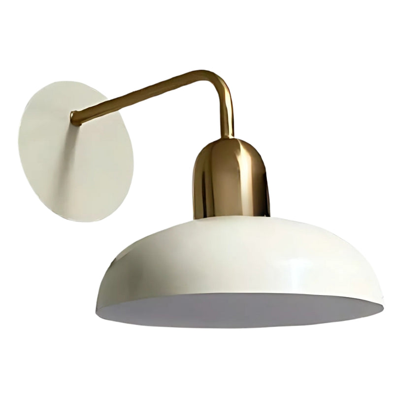 Pluto Ivory or Black and Gold Wall Light - Lighting.co.za