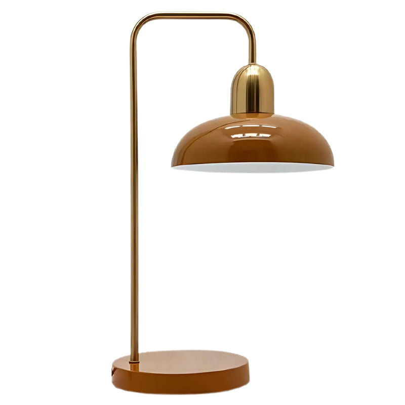 Pluto Ivory or Rust and Gold Table Lamp - Lighting.co.za
