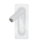 Atlantis 3W LED Bronze Gold | Black | White Recessed Bedside Reading Wall Light - Lighting.co.za