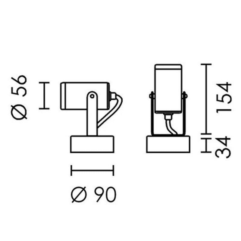 Pixel Surface Black GU10 Outdoor Garden Spot Light - Lighting.co.za
