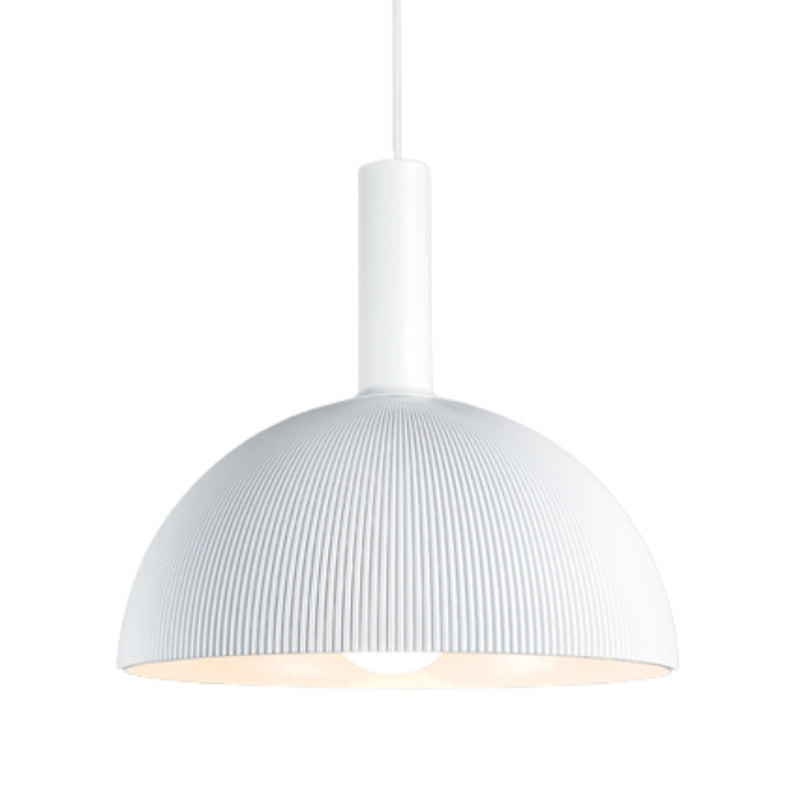 Bryn Ribbed White Acrylic Pendant Light - Lighting.co.za