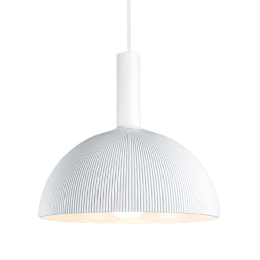 Bryn Ribbed White Acrylic Pendant Light - Lighting.co.za