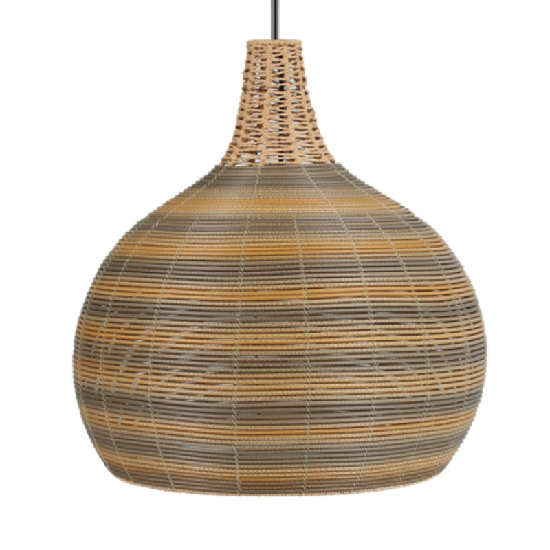 Tulum Natural Rattan Look Pendant Light - Lighting.co.za