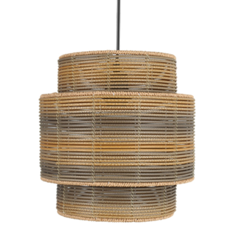Tide Drum Natural Rattan Look Pendant Light - Lighting.co.za