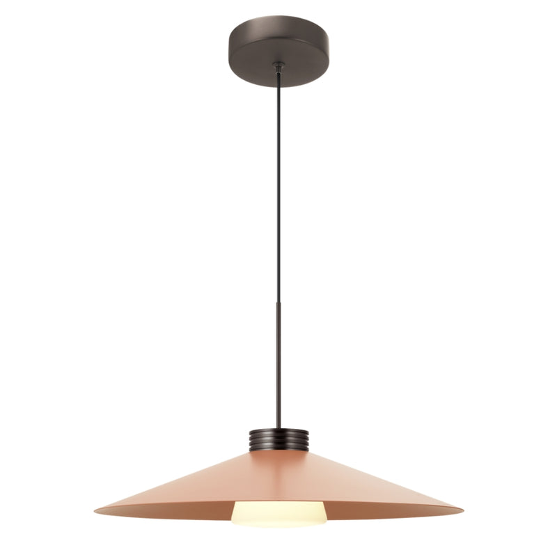 Denver Brick | Nut Brown LED Pendant Light 2 Sizes - Lighting.co.za