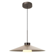 Denver Brick | Nut Brown LED Pendant Light 2 Sizes - Lighting.co.za