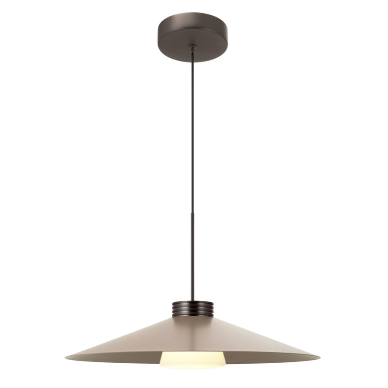 Denver Brick | Nut Brown LED Pendant Light 2 Sizes - Lighting.co.za