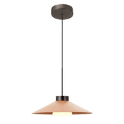 Denver Brick | Nut Brown LED Pendant Light 2 Sizes - Lighting.co.za