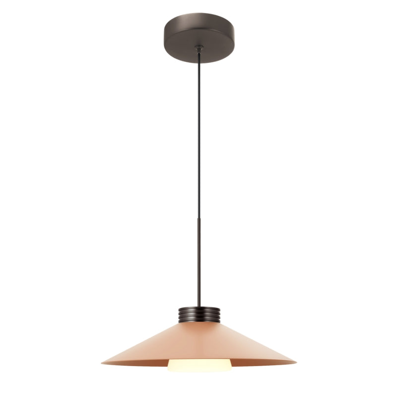 Denver Brick | Nut Brown LED Pendant Light 2 Sizes - Lighting.co.za