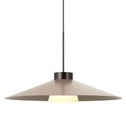 Denver Brick | Nut Brown LED Pendant Light 2 Sizes - Lighting.co.za