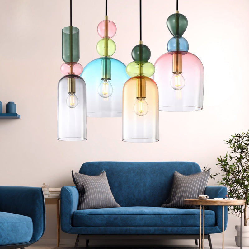 Rainbow Glass Pendant Light 4 Styles - Lighting.co.za