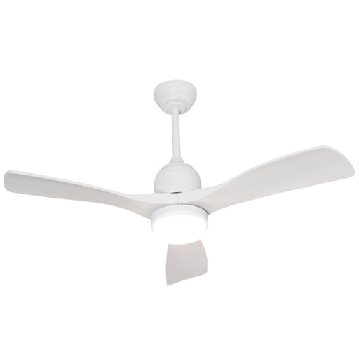 Breeze 3 Blade White CCT LED Outdoor Ceiling Fan - Lighting.co.za