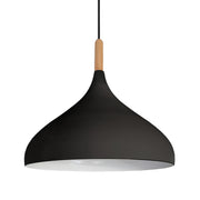 Hoxton Black | White | Grey And Wood Nordic Pendant Light - Lighting.co.za