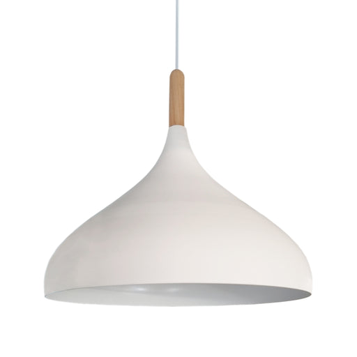 Hoxton Black | White | Grey And Wood Nordic Pendant Light - Lighting.co.za