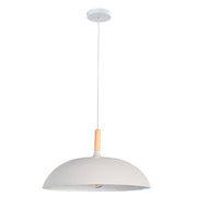 Hoxton Sleek Black | White | Grey And Wood Nordic Pendant Light - Lighting.co.za