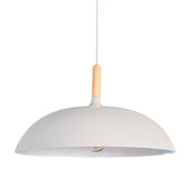 Hoxton Sleek Black | White | Grey And Wood Nordic Pendant Light - Lighting.co.za