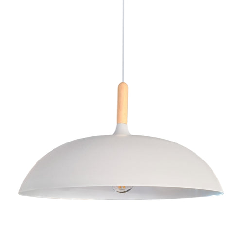 Hoxton Sleek Black | White | Grey And Wood Nordic Pendant Light - Lighting.co.za