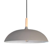 Hoxton Sleek Black | White | Grey And Wood Nordic Pendant Light - Lighting.co.za
