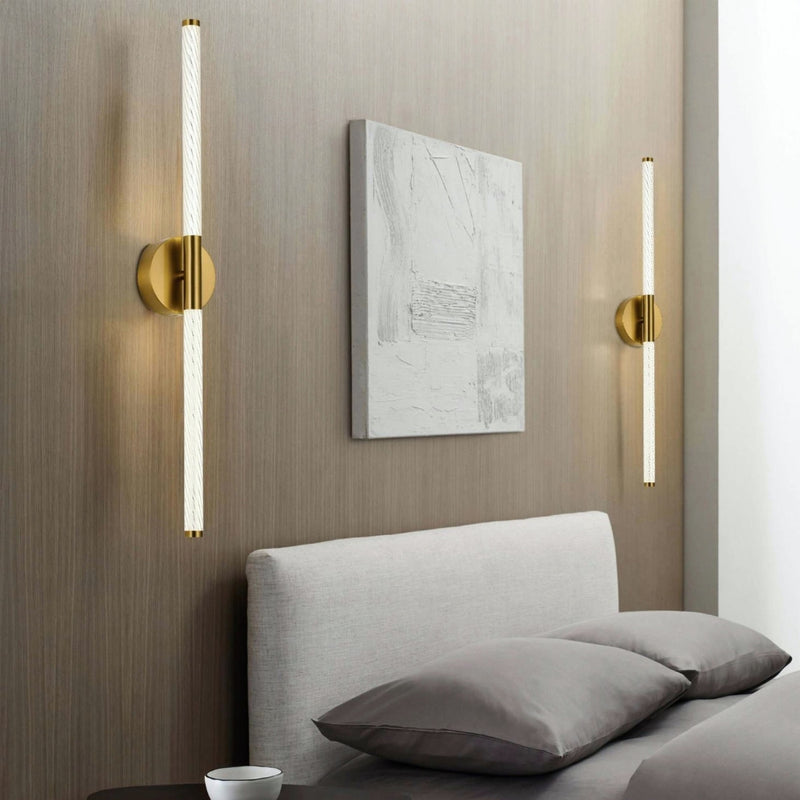 Alena Style 2 LED Gold | Silver Slim Wall Light