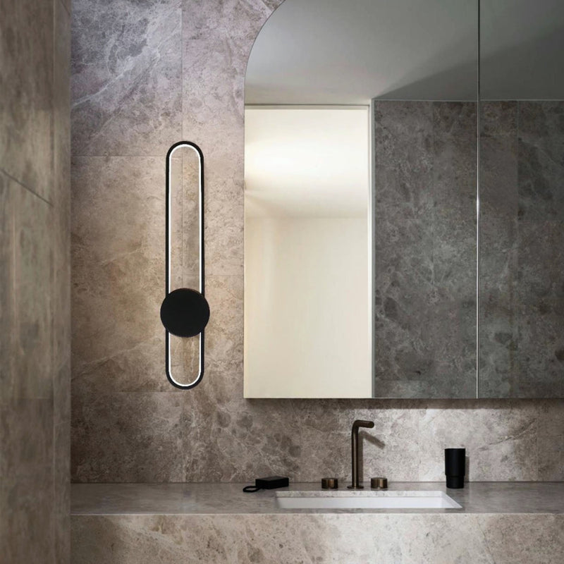 Locke Black CCT LED Wall Light