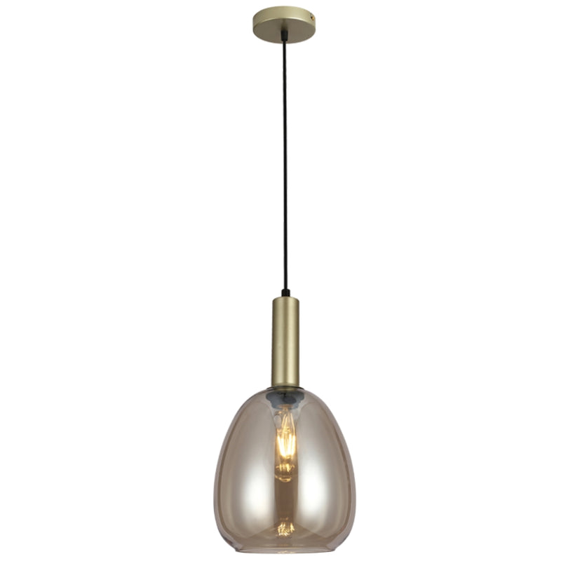 Bianco Amber Glass Pendant Light