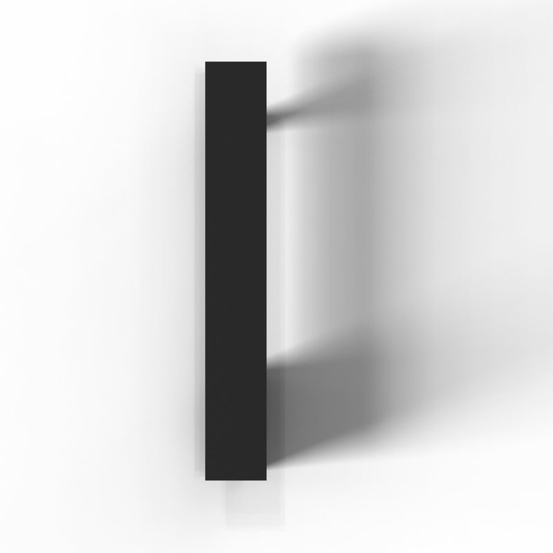 Josi LED Black Slim Outdoor Wall Light 3 Sizes