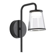 Raya Style 1 Black 10W LED Outdoor Wall Light - Outdoor Lights - Lighting.co.za