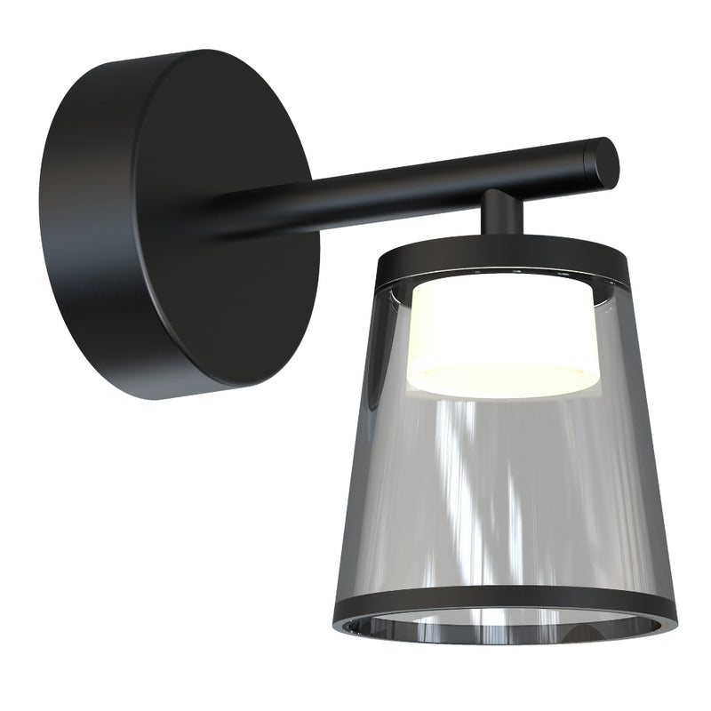 Raya Style 2 Black 10W LED Outdoor Wall Light
