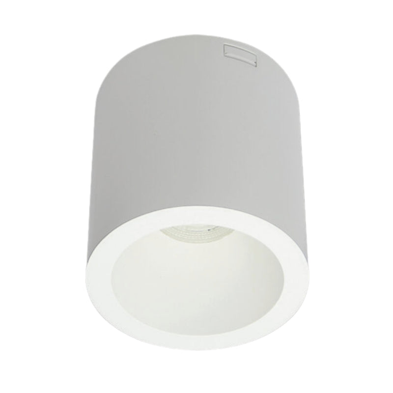 Viba Round GU10 Black | White PC Surface Mounted Down Light