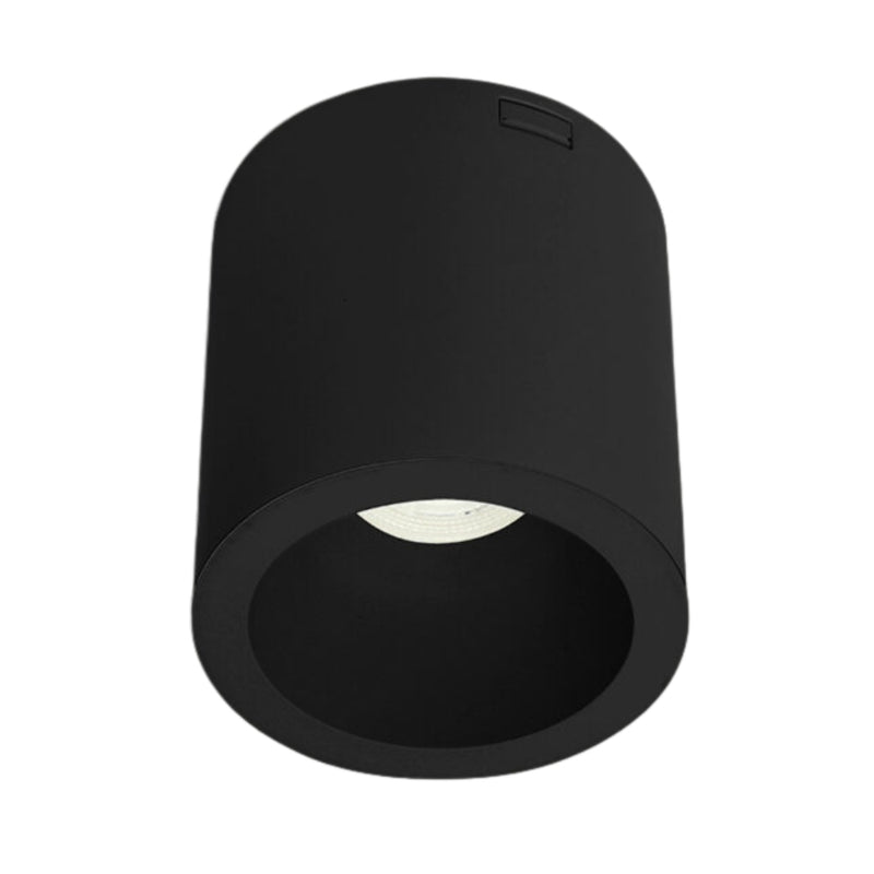 Viba Round GU10 Black | White PC Surface Mounted Down Light
