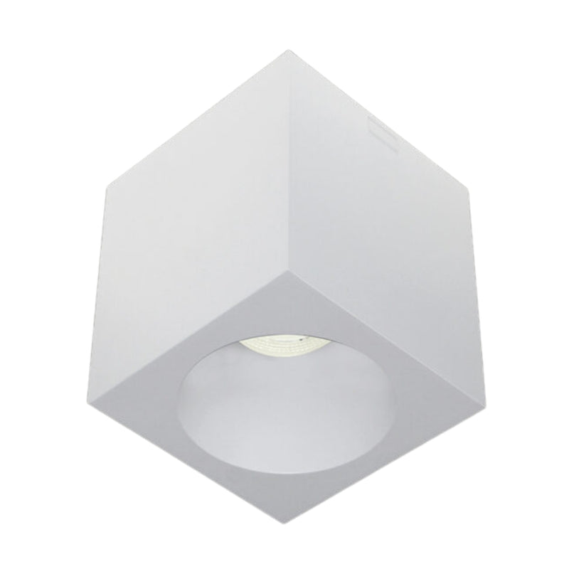 Viba Square GU10 Black | White PC Surface Mounted Down Light