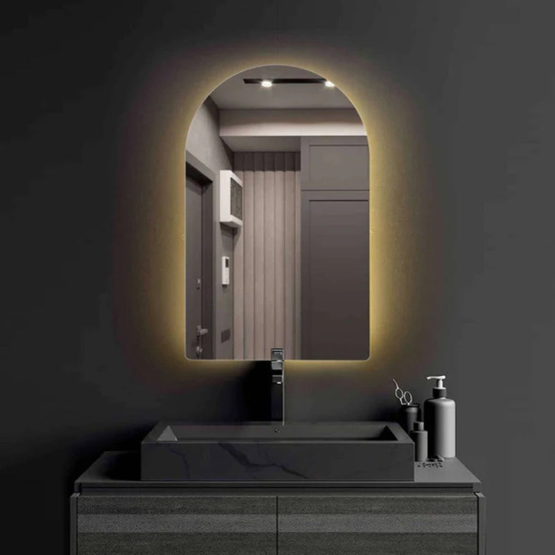 Selene Arch Frameless Backlit CCT LED Bathroom Mirror