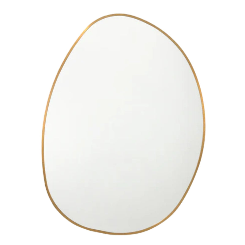 Essentials Irregular Black | Gold Mirror