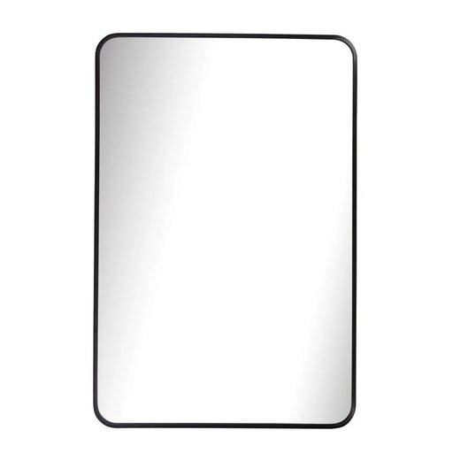 Essentials Urban Rectangular Black | Gold Mirror 3 Sizes - Mirror - Lighting.co.za
