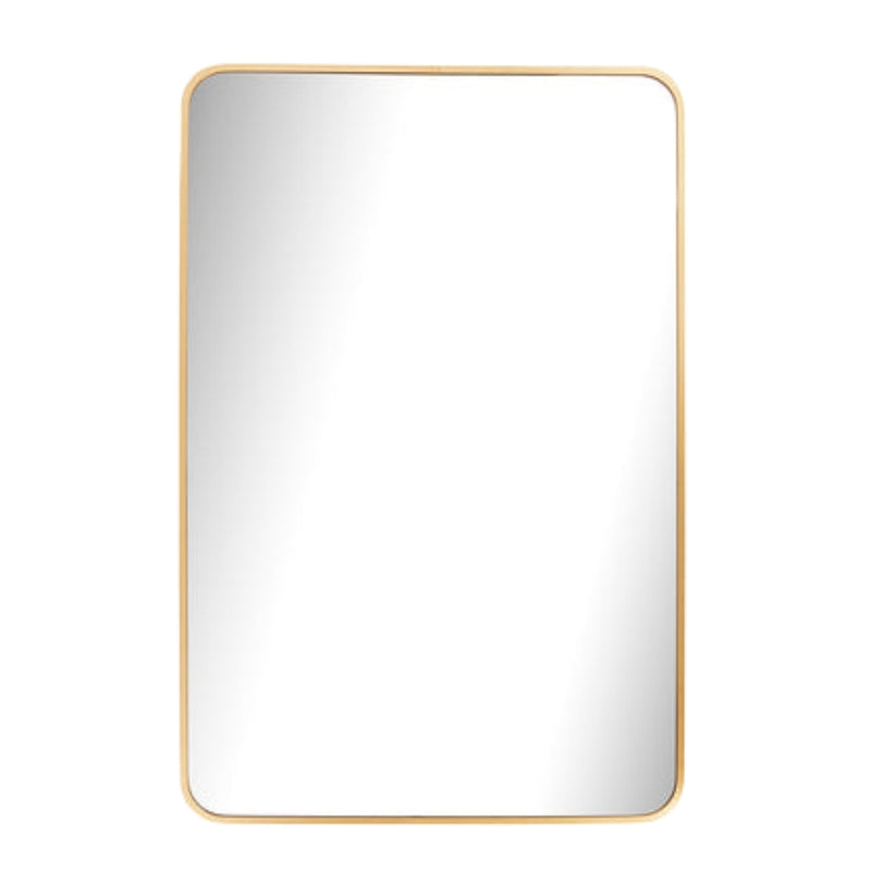 Essentials Urban Rectangular Black | Gold Mirror 3 Sizes