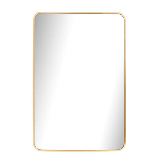 Essentials Urban Rectangular Black | Gold Mirror 3 Sizes - Mirror - Lighting.co.za
