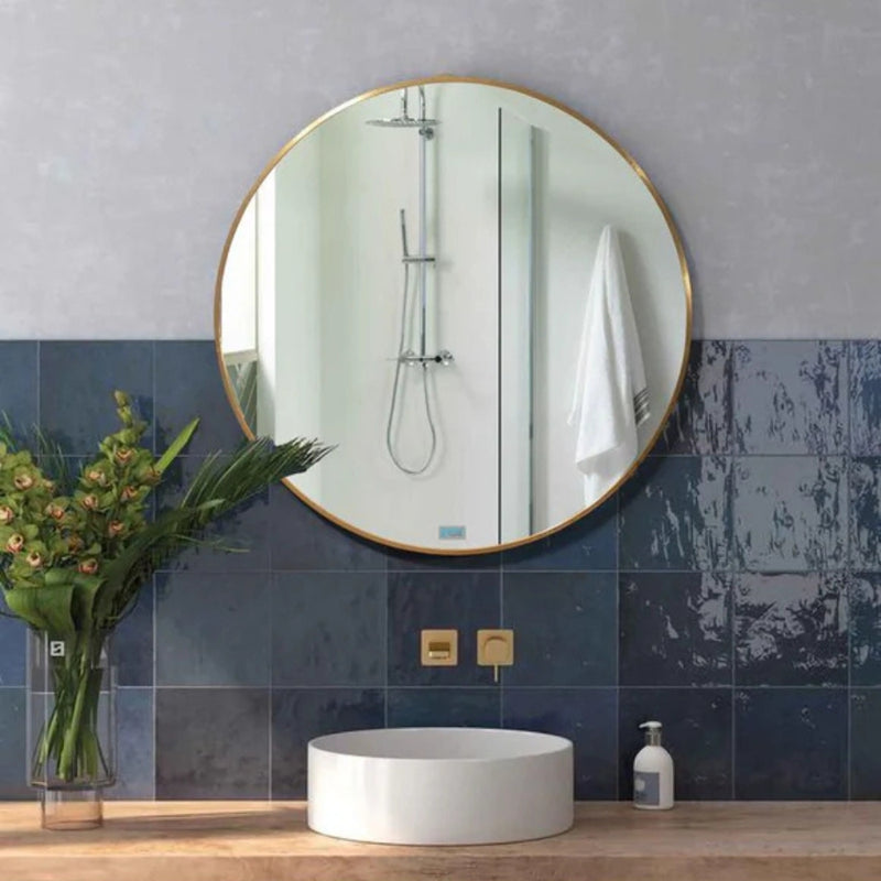 Essentials Urban Round Black | Gold Mirror 3 Sizes